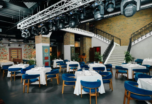 Ресторан Каспиан / Caspian Двухуровневый зал  в стиле лофт 'Мьюзик-холл' - фото 22